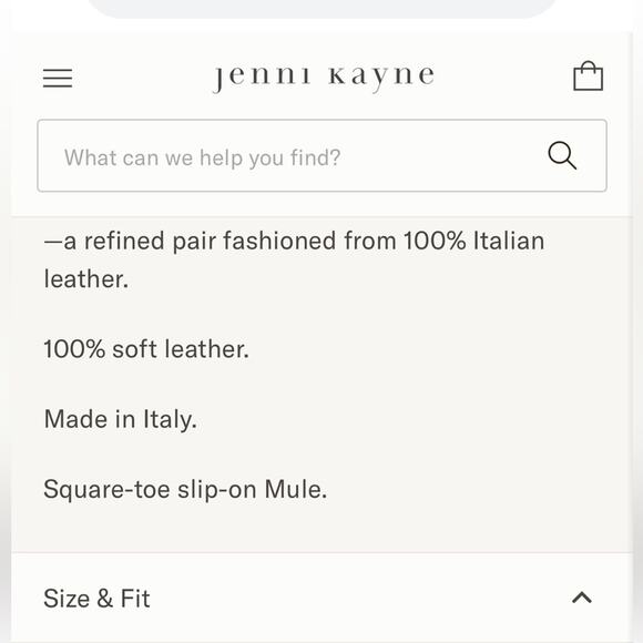 Jenni Kayne Mia Black Square Toe Leather Mules NWOB - Picture 10 of 11